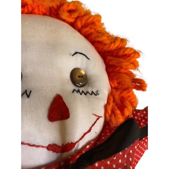 Vintage Handmade Spirit Raggedy Andy Doll 22" Creepy - Picture 5 of 8